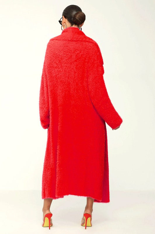 TWO PCS CARDIGAN DRESS SET