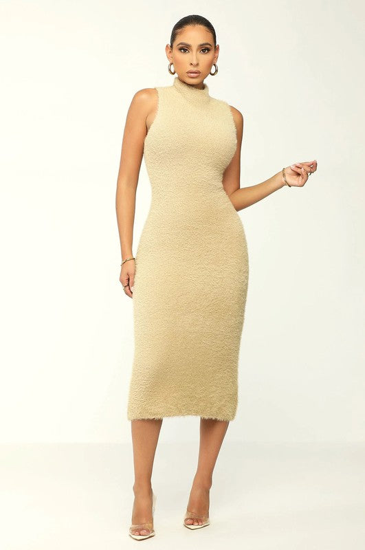 TWO PCS CARDIGAN DRESS SET