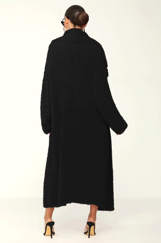 TWO PCS CARDIGAN DRESS SET