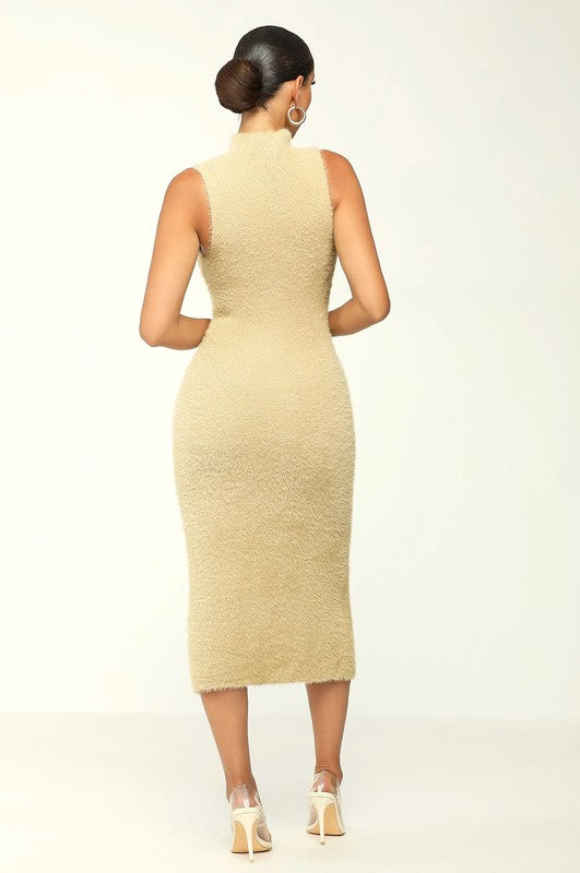 TWO PCS CARDIGAN DRESS SET
