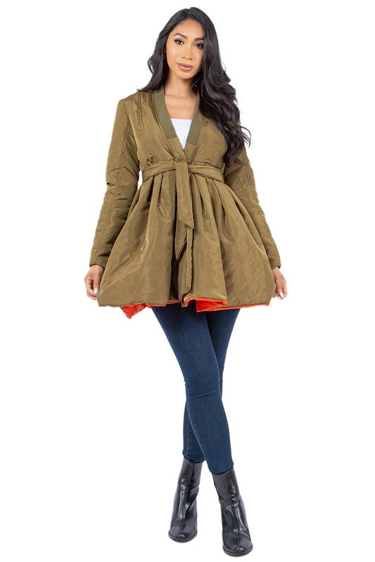 PUFFER JACKET DRESS