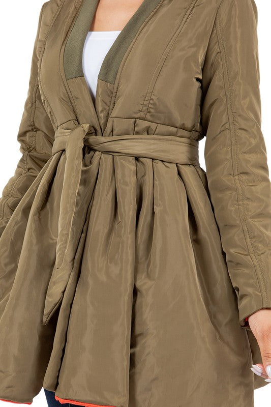 PUFFER JACKET DRESS