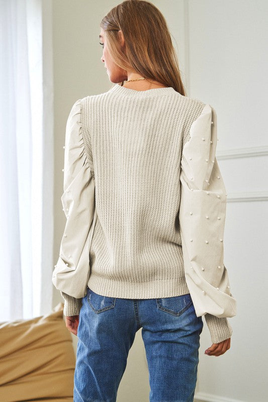 Pearl Embellishments  Sweater