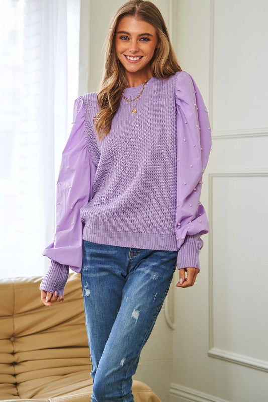 Pearl Embellishments  Sweater